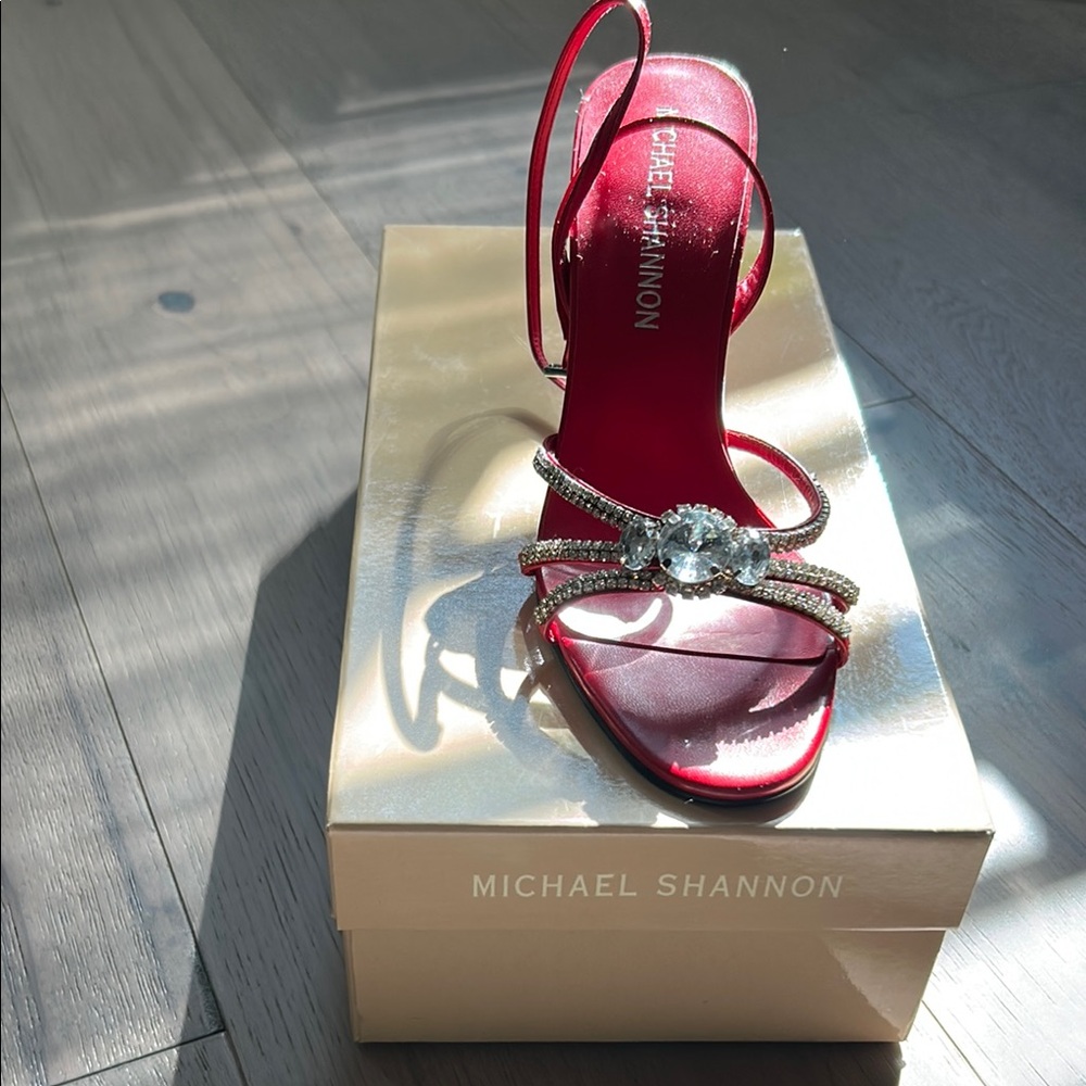 Michael Shannon Red Heels with Elegant Design